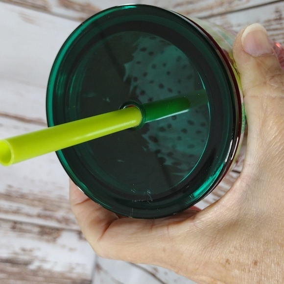 Starbucks Summer 2022 Floral Strawberry 18 oz Cold Cup‎ - Picture 4 of 8